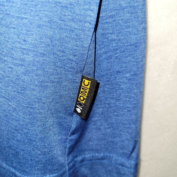 Jack Wolfskin Shirt Womens S Crosstrail T-shirt V-neck Short‎ Sleeve Blue - Picture 3 of 13